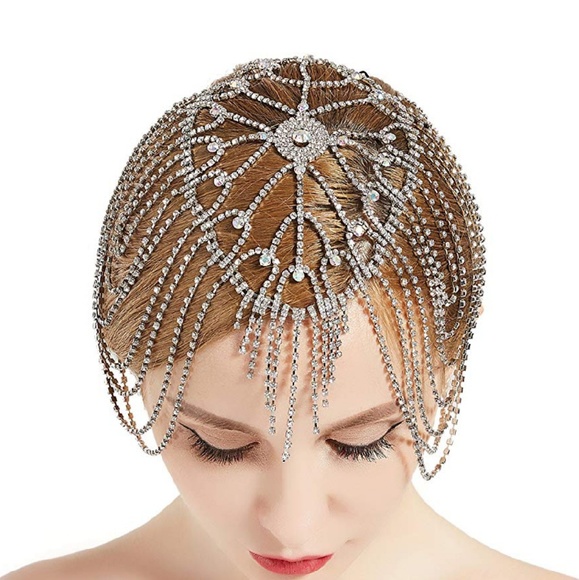 1920s flapper cap